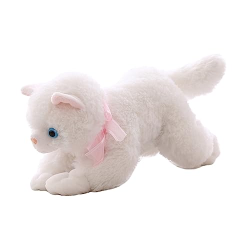 FUNNETOYU Katzenpuppe Cutie Cats Cute katzenspielzeuge cat Toys katzenspielzeug für Katzen plüschkatzen Plush cat Tierspielzeug für Cartoon-Puppe Geburtstag Puppe Weiß FUNNETOYU Katzenpuppe Cutie Cats Cute katzenspielzeuge cat Toys katzenspielzeug für Katzen plüschkatzen Plush cat Tierspielzeug für Cartoon-Puppe Geburtstag Puppe Weiß von FUNNETOYU