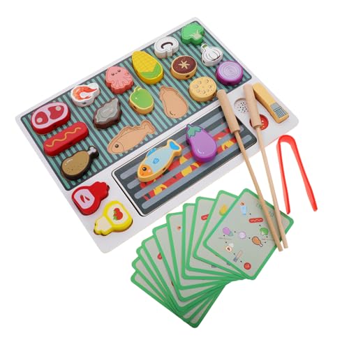 FUNNETOYU Kinderspielzeug Holzgrill Spielset Simuliertes BBQ Kochset für Jungen und Mädchen Interaktives Holzspielzeug zur Motorischer Fähigkeiten Kreatives Party Grillspielzeug Langlebig FUNNETOYU Kinderspielzeug Holzgrill Spielset Simuliertes BBQ Kochset für Jungen und Mädchen Interaktives Holzspielzeug zur Motorischer Fähigkeiten Kreatives Party Grillspielzeug Langlebig von FUNNETOYU
