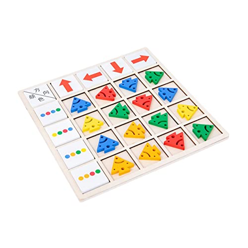 FUNNETOYU Kinderspielzeug zur Farberkennung Hölzernes Lernspiel für Geistige Entwicklung Interaktives Richtungsspiel für Eltern Junge Mädchen Robustes Montessori Brettspiel für Mädchen und FUNNETOYU Kinderspielzeug zur Farberkennung Hölzernes Lernspiel für Geistige Entwicklung Interaktives Richtungsspiel für Eltern Junge Mädchen Robustes Montessori Brettspiel für Mädchen und von FUNNETOYU