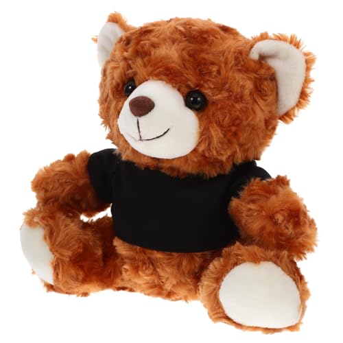 FUNNETOYU Kleiner Plüschbär mit Weste Kuscheltier für Perfektes für Valentinstag für Sofa und Schlafzimmer FUNNETOYU Kleiner Plüschbär mit Weste Kuscheltier für Perfektes für Valentinstag für Sofa und Schlafzimmer von FUNNETOYU
