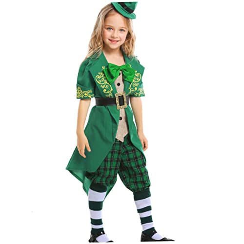 FUNNETOYU Kobold Kostüm St. Patrick's Day-Outfit St Patrick's Day Kleidung St Patrick's Day Anzug für st. Patricks Kostüm Kobold Hut Hosenanzug Green FUNNETOYU Kobold Kostüm St. Patrick's Day-Outfit St Patrick's Day Kleidung St Patrick's Day Anzug für st. Patricks Kostüm Kobold Hut Hosenanzug Green von FUNNETOYU