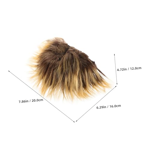 FUNNETOYU Kostüm Perücke Stachelhaar Braun Party Cosplay Fasching Karneval Accessoire für Erwachsene Vielseitiges Mode Haarteil für Festival und Maskerade FUNNETOYU Kostüm Perücke Stachelhaar Braun Party Cosplay Fasching Karneval Accessoire für Erwachsene Vielseitiges Mode Haarteil für Festival und Maskerade von FUNNETOYU