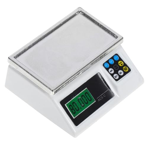 FUNNETOYU Miniatur Elektronische Küchenwaage Für Nachbildung Dekoratives Spielzeug Für Kreative -projekte Geeignet Für Geburtstagsfeiern Und Kinderzimmer-Dekoration von FUNNETOYU