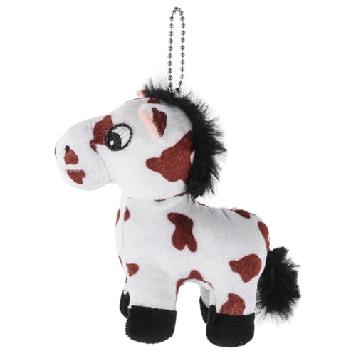 FUNNETOYU Kuscheliger Mini Plüschpferd Schlüsselanhänger Niedliches Cartoon Stofftier Weiches Kleines Tieranhänger für Taschen Geburtstagsgeschenk für Mädchen und Vielseitiges Accessoire FUNNETOYU Kuscheliger Mini Plüschpferd Schlüsselanhänger Niedliches Cartoon Stofftier Weiches Kleines Tieranhänger für Taschen Geburtstagsgeschenk für Mädchen und Vielseitiges Accessoire von FUNNETOYU