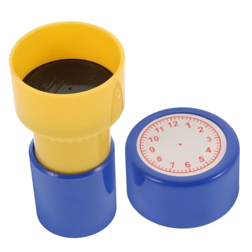 FUNNETOYU Lernspielzeug Uhr Stempel für Voreingefärbter Stempel zur Zeitlernhilfe Interaktives Lehrmittel Beobachtungsfähigkeiten und Kognitiven Entwicklung FUNNETOYU Lernspielzeug Uhr Stempel für Voreingefärbter Stempel zur Zeitlernhilfe Interaktives Lehrmittel Beobachtungsfähigkeiten und Kognitiven Entwicklung von FUNNETOYU