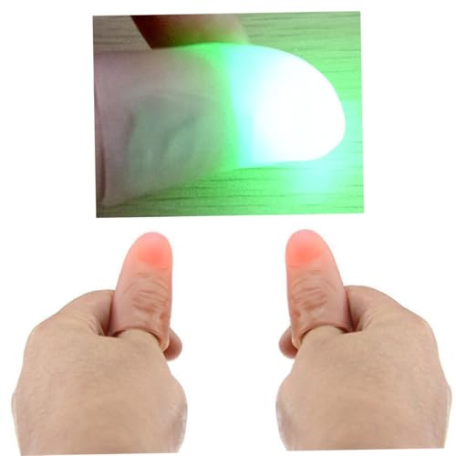 FUNNETOYU Leuchtende Daumenspitzenlampe Superhell Partyzubehör für Freunde Kunststoff Fingerlampe mit Wechselnden Farben Einheitsgröße Einfache Anwendung Zufällige Farbe Zufällige Farbe FUNNETOYU Leuchtende Daumenspitzenlampe Superhell Partyzubehör für Freunde Kunststoff Fingerlampe mit Wechselnden Farben Einheitsgröße Einfache Anwendung Zufällige Farbe Zufällige Farbe von FUNNETOYU