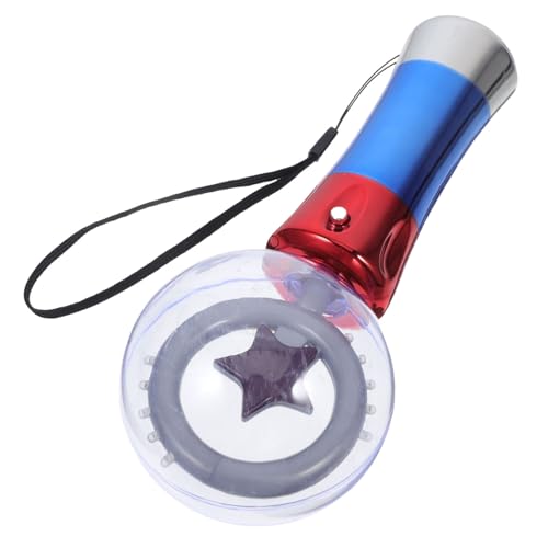 FUNNETOYU Leuchtender Rotierender Stern LED Zauberstab für Blinkendes Partyzubehör ohne Batterie Leichtes für Konzerte und Festliche Anlässe FUNNETOYU Leuchtender Rotierender Stern LED Zauberstab für Blinkendes Partyzubehör ohne Batterie Leichtes für Konzerte und Festliche Anlässe von FUNNETOYU