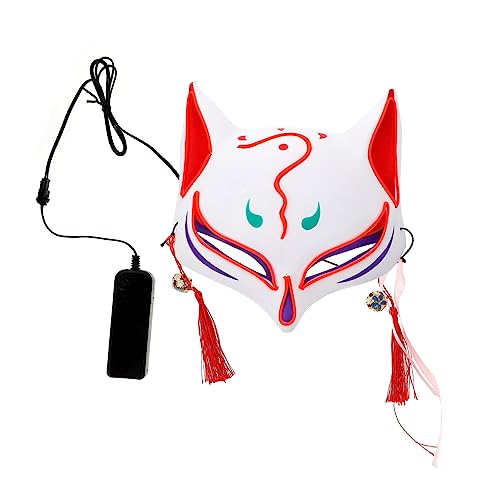 FUNNETOYU Luminous Halloween Maske für Kostümpartys Design Einfache Handhabung Sicher und Augenfreundlich für Karneval und Cosplay Veranstaltungen FUNNETOYU Luminous Halloween Maske für Kostümpartys Design Einfache Handhabung Sicher und Augenfreundlich für Karneval und Cosplay Veranstaltungen von FUNNETOYU