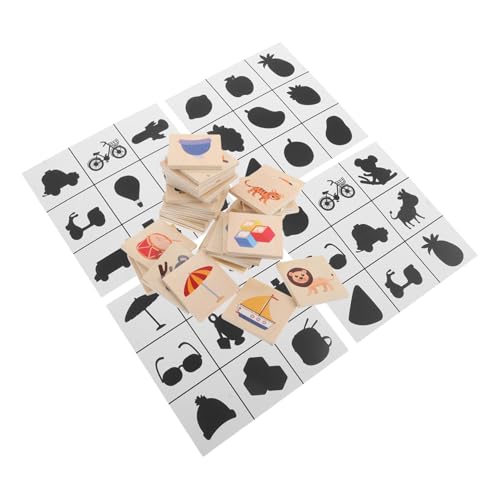 FUNNETOYU Lustiges Holz-tierschatten-Puzzle, Vorschulspielzeug Für Kleinkinder, Um Formen Und Namen Zu Lernen Und Logische Denkfähigkeiten Zu Fördern FUNNETOYU Lustiges Holz-tierschatten-Puzzle, Vorschulspielzeug Für Kleinkinder, Um Formen Und Namen Zu Lernen Und Logische Denkfähigkeiten Zu Fördern von FUNNETOYU