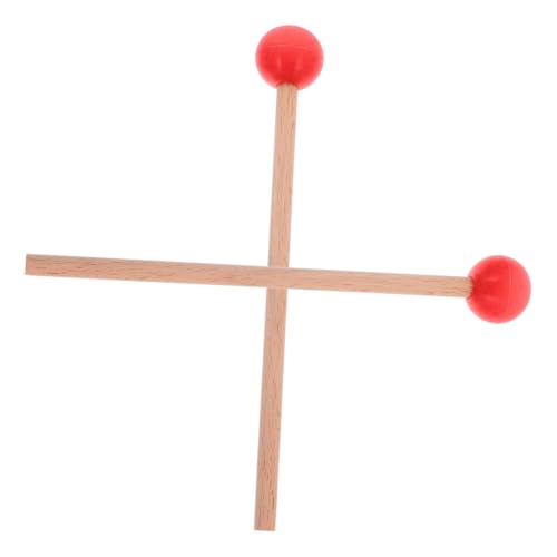 FUNNETOYU Marimba Schlägel aus Holz mit Gummikopf Percussion Sticks für Xylophon Klangstab und Tongue Drum Vielseitig Einsetzbar für Musiker Aller Altersgruppen von FUNNETOYU