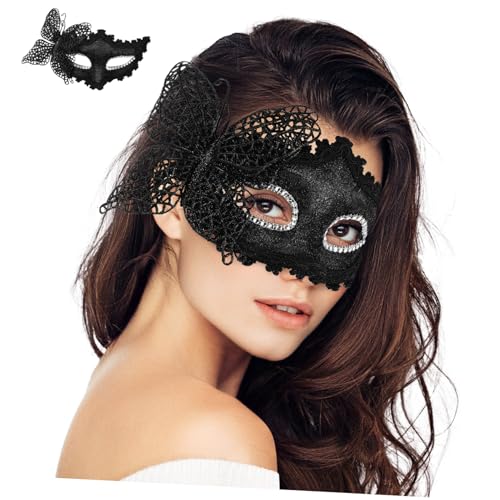 FUNNETOYU Maske Erwachsene Kostüme Für Damen Halbes Halloween Festival Zu Party Blau Dekorativ Halloween Halbes Gesicht Karikatur Funkeln Bunt Lustig Stütze Zirkus Plastik Black FUNNETOYU Maske Erwachsene Kostüme Für Damen Halbes Halloween Festival Zu Party Blau Dekorativ Halloween Halbes Gesicht Karikatur Funkeln Bunt Lustig Stütze Zirkus Plastik Black von FUNNETOYU