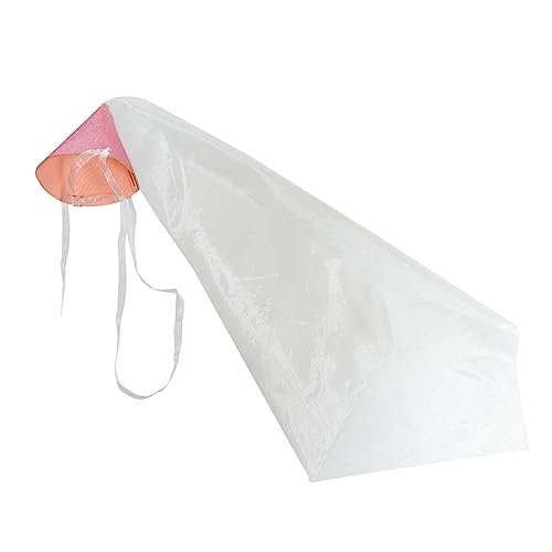 FUNNETOYU Mesh-Geburtstagsmütze Party Geburtstagskappe erste rosa Prinzessin Kegelhut LED Rosa Geburtstagsmütze Prinzessin Cone Hüte Geburtstagsfeierhut Mädchen Hut Geburtstagskönigin Stoff von FUNNETOYU