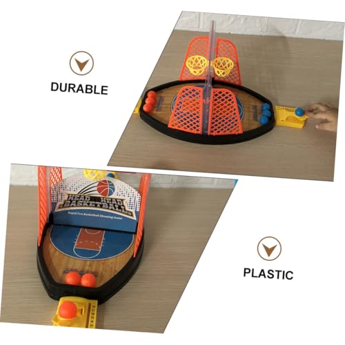 FUNNETOYU Mini Basketballspielzeug Interaktives Indoor Tischspiel für Doppelseitiges Handliches Wurfspiel aus Stabilem Kindersicherem Kunststoff Fördert Geschicklichkeit und Familienzeit von FUNNETOYU