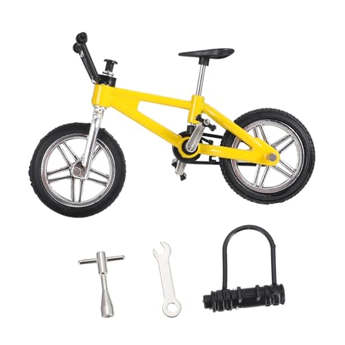 FUNNETOYU Mini Finger Bike Desktop aus Verschleißfestem Legierungs Material Realistisches Design für Erwachsene als und Deko zur Stressreduktion und Freizeitgestaltung von FUNNETOYU