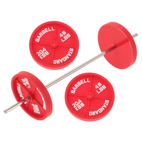 FUNNETOYU Miniatur Hanteln Modell Sportliches Ornamental Spielzeug Für Puppenhäuser Büro Und -Dekoration Fitness Gym Equipment Rot Für Kreative -projekte FUNNETOYU Miniatur Hanteln Modell Sportliches Ornamental Spielzeug Für Puppenhäuser Büro Und -Dekoration Fitness Gym Equipment Rot Für Kreative -projekte von FUNNETOYU