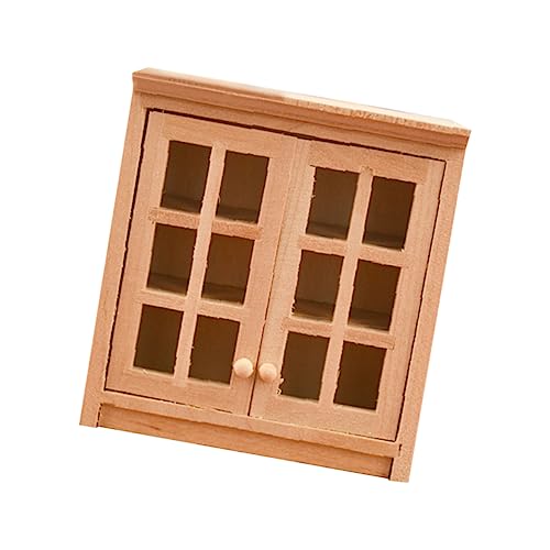 FUNNETOYU Mini Holz Wandregal Modell Dekoratives Puppenhaus Möbel für Miniaturliebhaber als Wanddeko und Tischornament Langlebige Handwerkskunst für Kreative Wohnraumgestaltung von FUNNETOYU