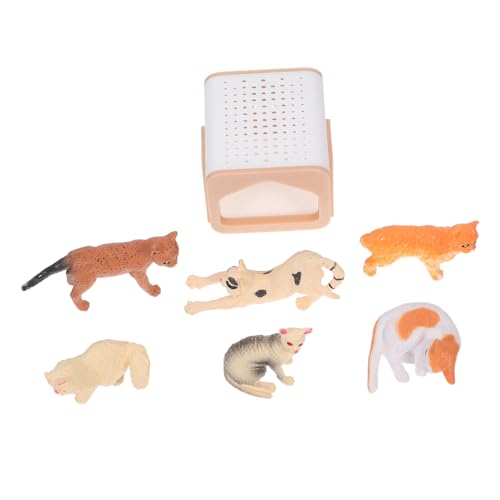 FUNNETOYU Mini Katzennest Modell Katzenfiguren Spielset Mini Katzen Kuchenaufsätze Puppenhaus Interaktives Haustierspielzeug Katzen Miniaturlandschaft FUNNETOYU Mini Katzennest Modell Katzenfiguren Spielset Mini Katzen Kuchenaufsätze Puppenhaus Interaktives Haustierspielzeug Katzen Miniaturlandschaft von FUNNETOYU