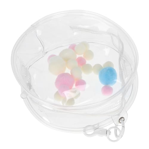 FUNNETOYU Mini Klare Aufbewahrungstasche mit Schlüsselanhänger Transparente Puppentrage Schutzbeutel für Baumwollpuppen Kratzfest mit Knopf und Plüschball Tragbar für Unterwegs FUNNETOYU Mini Klare Aufbewahrungstasche mit Schlüsselanhänger Transparente Puppentrage Schutzbeutel für Baumwollpuppen Kratzfest mit Knopf und Plüschball Tragbar für Unterwegs von FUNNETOYU