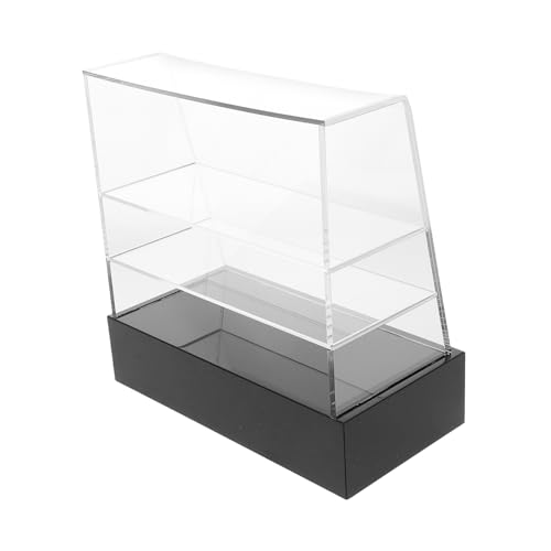 FUNNETOYU Realistische Miniatur-Dessert-vitrine Puppenhaus-bäckerei-Display Mini-kuchenschrank Für Jungen Und Mädchen Zusammenbauen von FUNNETOYU