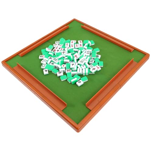 FUNNETOYU Mini Mahjong Set Tragbares Stabiles Reise Mahjongspiel mit Gravierten Langlebig und Handlich für Zuhause und Unterwegs Fördert Logisches Denken und Koordination Zufällige Farbe FUNNETOYU Mini Mahjong Set Tragbares Stabiles Reise Mahjongspiel mit Gravierten Langlebig und Handlich für Zuhause und Unterwegs Fördert Logisches Denken und Koordination Zufällige Farbe von FUNNETOYU