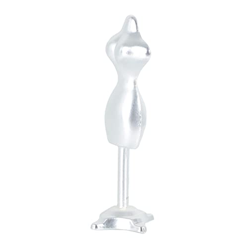 FUNNETOYU Mini Metall Mannequin Ständer aus Zinklegierung Stabiles Puppenkleider Regal Dekoratives Mini Modell für Puppenhaus für Puppenkleiderschrank FUNNETOYU Mini Metall Mannequin Ständer aus Zinklegierung Stabiles Puppenkleider Regal Dekoratives Mini Modell für Puppenhaus für Puppenkleiderschrank von FUNNETOYU