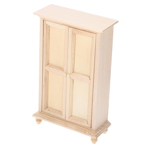 FUNNETOYU Mini-Möbelschrank Puppengarderobe puppenhaus Schrank Puppenschrank Miniaturpuppenhausmöbel Miniaturmöbel Minischrank aus Holz Mini Möbel Mini-Schrankverzierung hölzern Khaki FUNNETOYU Mini-Möbelschrank Puppengarderobe puppenhaus Schrank Puppenschrank Miniaturpuppenhausmöbel Miniaturmöbel Minischrank aus Holz Mini Möbel Mini-Schrankverzierung hölzern Khaki von FUNNETOYU