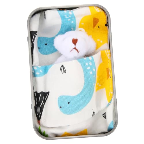 FUNNETOYU Mini Plüschbär Geschenkset Kleiner Kuscheliger Bär aus Strapazierfähigem Material Vielseitige Mini Bär Deko für Büro und Zuhause als DIY Bastelornament und für Freunde und Familie von FUNNETOYU