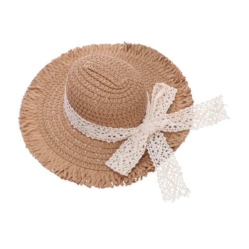 FUNNETOYU Mini Strohhut mit Feiner Spitzenband Verzierung Miniatur Gewebter Western Strohhut für Puppen Deko DIY Bastelzubehör Abnehmbar Charmantes Accessoire für Puppen und Haustiere FUNNETOYU Mini Strohhut mit Feiner Spitzenband Verzierung Miniatur Gewebter Western Strohhut für Puppen Deko DIY Bastelzubehör Abnehmbar Charmantes Accessoire für Puppen und Haustiere von FUNNETOYU