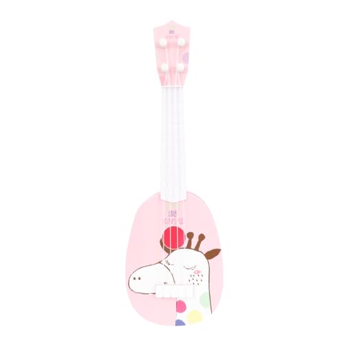 FUNNETOYU Mini Ukulele für Realistische Vierseitige Lernspielzeug Gitarre in Sicher Verarbeitet für Musikalische Früherziehung und Bühnenauftritte von FUNNETOYU