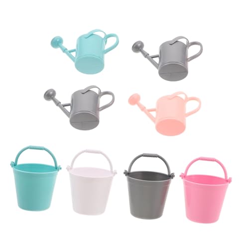 FUNNETOYU Mini-gießkanne Für Junge Mädchen Leicht Und Kompakt Zum Bewässern Kleiner Pflanzen Und Blumen Farbfroher Mini-Eimer Für Gartenaktivitäten Und Rollenspiele Für Kleine von FUNNETOYU