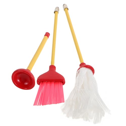 FUNNETOYU Mini-reinigungswerkzeug Kinderbesen Kleinkind Besen Mini-Besen Mini-puppenhausmöbel Baumwollfaden FUNNETOYU Mini-reinigungswerkzeug Kinderbesen Kleinkind Besen Mini-Besen Mini-puppenhausmöbel Baumwollfaden von FUNNETOYU