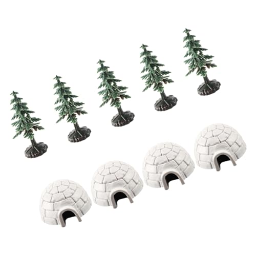 FUNNETOYU Mini und Weihnachtsbaum Modellset Realistisches Mikro Winterlandschaftsdekor Langlebige Kunststofffiguren für Weihnachtsdeko Schulprojekte und Spielspaß FUNNETOYU Mini und Weihnachtsbaum Modellset Realistisches Mikro Winterlandschaftsdekor Langlebige Kunststofffiguren für Weihnachtsdeko Schulprojekte und Spielspaß von FUNNETOYU