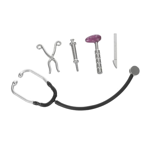 FUNNETOYU Miniatur Arztset Teiliges Set Leichte Mini Doktor mit für Puppenhaus Zubehör Kreative Fantasiespiel von FUNNETOYU