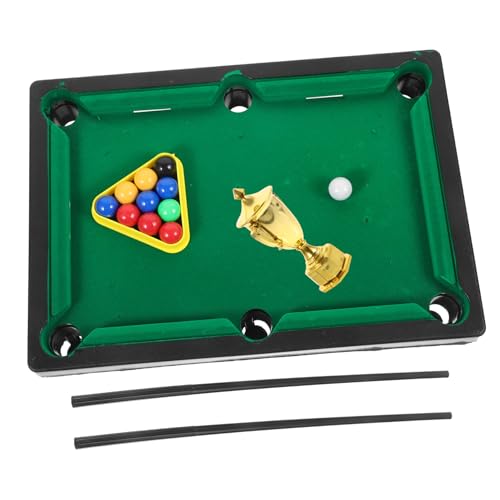 FUNNETOYU Miniatur Billardtisch für Interaktives Eltern Junge Mädchen Desktop Pool Spielset Handliches Platzsparendes Billardspiel mit Queue Fördert Hand Auge Koordination und FUNNETOYU Miniatur Billardtisch für Interaktives Eltern Junge Mädchen Desktop Pool Spielset Handliches Platzsparendes Billardspiel mit Queue Fördert Hand Auge Koordination und von FUNNETOYU