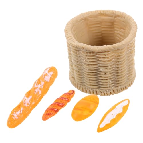 FUNNETOYU Miniatur Brotkorb Realistische Simulation Mini Brot Deko Puppenhaus Zubehör Detailgetreue Miniatur Lebensmittel für DIY Raum Atmosphäre Verschönerung FUNNETOYU Miniatur Brotkorb Realistische Simulation Mini Brot Deko Puppenhaus Zubehör Detailgetreue Miniatur Lebensmittel für DIY Raum Atmosphäre Verschönerung von FUNNETOYU