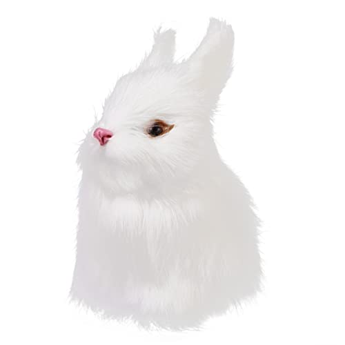 FUNNETOYU Miniatur-Häschen kunstpelz hasenfiguren Easter Presents Easter Decoration Easter Ostergeschenk für 0stergeschenke Animal Figures Mini-Kaninchen Simulationshäschen Weiß FUNNETOYU Miniatur-Häschen kunstpelz hasenfiguren Easter Presents Easter Decoration Easter Ostergeschenk für 0stergeschenke Animal Figures Mini-Kaninchen Simulationshäschen Weiß von FUNNETOYU