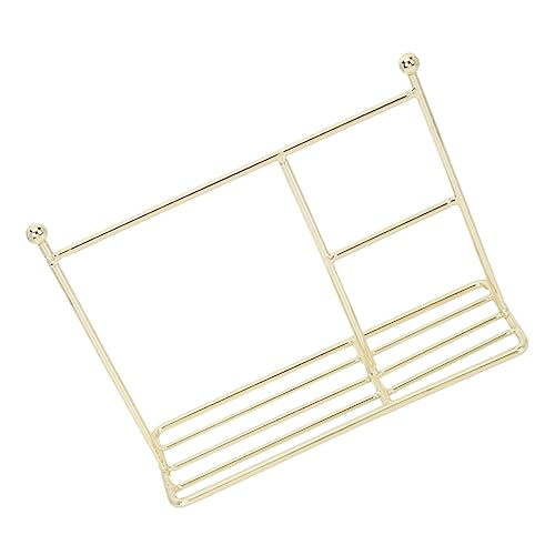 FUNNETOYU Miniatur Kleiderständer für Puppen Goldener Aufhänger für Puppenhaus und Spielzeugkleidung für Kreative Dekoration und Organisierung von Puppenoutfits FUNNETOYU Miniatur Kleiderständer für Puppen Goldener Aufhänger für Puppenhaus und Spielzeugkleidung für Kreative Dekoration und Organisierung von Puppenoutfits von FUNNETOYU