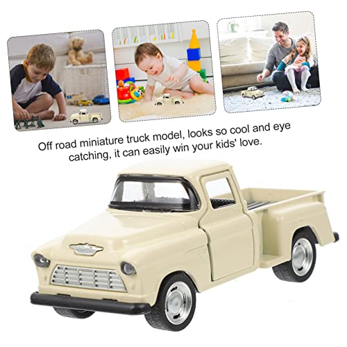 FUNNETOYU Miniatur Offroad Truck Modell aus Metalllegierung Kleines Pickup Auto für Kinderzimmer Dekoration und Detailreich Robust Begehrtes Sammlerstück für Jungen und Mädchen von FUNNETOYU