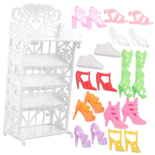 FUNNETOYU Miniatur Plastik Schuhregal Leichtes Puppenmöbel Schuhschrank Detailreiches Mini Haus Schuhregal für Puppenzubehör Personalisierbar Vielseitig Einsetzbar für Puppenhäuser FUNNETOYU Miniatur Plastik Schuhregal Leichtes Puppenmöbel Schuhschrank Detailreiches Mini Haus Schuhregal für Puppenzubehör Personalisierbar Vielseitig Einsetzbar für Puppenhäuser von FUNNETOYU