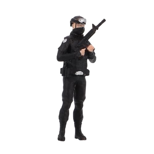 FUNNETOYU Miniatur-Polizist-actionfigur, Halloween-mikro-landschaftsdekoration, Miniatur-harzfiguren, Figuren Für Sammler FUNNETOYU Miniatur-Polizist-actionfigur, Halloween-mikro-landschaftsdekoration, Miniatur-harzfiguren, Figuren Für Sammler von FUNNETOYU