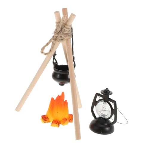 FUNNETOYU Miniatur Puppenhaus Camping Detaillierte Mini Feuerstelle Accessoires Realistische Outdoor Szene Dekoration für Puppenhaus und Fotografie Requisiten für Spiel und Modellbau FUNNETOYU Miniatur Puppenhaus Camping Detaillierte Mini Feuerstelle Accessoires Realistische Outdoor Szene Dekoration für Puppenhaus und Fotografie Requisiten für Spiel und Modellbau von FUNNETOYU