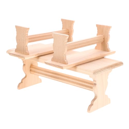 FUNNETOYU Miniatur Puppenhaus Möbel Set Holz Tischbank Modell Kompakt Tragbar Detailreich Für Kreative DIY Projekte Und Kinderzimmer Dekoration FUNNETOYU Miniatur Puppenhaus Möbel Set Holz Tischbank Modell Kompakt Tragbar Detailreich Für Kreative DIY Projekte Und Kinderzimmer Dekoration von FUNNETOYU