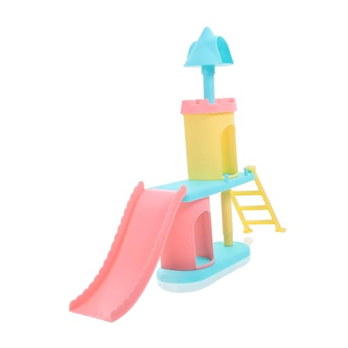 FUNNETOYU Miniatur Puppenhaus Spielplatzmodell mit Rutsche Bunte Langlebige Dollhouse Dekoration für Mädchen Ab Jahren Geschenk und Outdoor Zubehör FUNNETOYU Miniatur Puppenhaus Spielplatzmodell mit Rutsche Bunte Langlebige Dollhouse Dekoration für Mädchen Ab Jahren Geschenk und Outdoor Zubehör von FUNNETOYU
