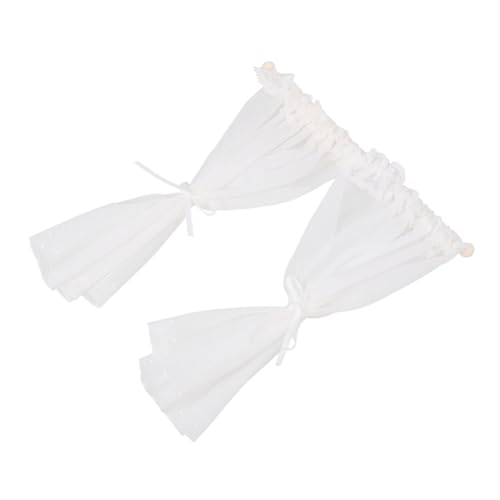 FUNNETOYU Miniatur Puppenhaus Vorhang Dekorativer Spitzen Vorhang Passend für Bjd Puppen DIY Fensterdekor Zubehör für Wohnzimmer und Schlafzimmer FUNNETOYU Miniatur Puppenhaus Vorhang Dekorativer Spitzen Vorhang Passend für Bjd Puppen DIY Fensterdekor Zubehör für Wohnzimmer und Schlafzimmer von FUNNETOYU