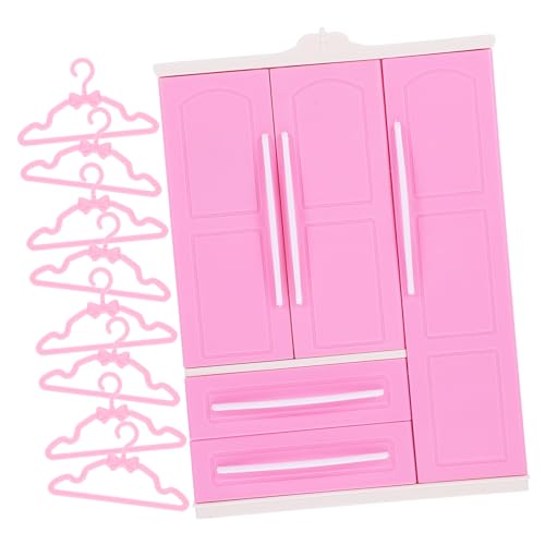 FUNNETOYU Miniatur Puppenkleiderständer mit Robusten Kleiderbügeln Glatte Oberfläche Kinderfreundlich zur Puppenkleidung Organisation und Dekoration von Miniatur Puppenhäusern FUNNETOYU Miniatur Puppenkleiderständer mit Robusten Kleiderbügeln Glatte Oberfläche Kinderfreundlich zur Puppenkleidung Organisation und Dekoration von Miniatur Puppenhäusern von FUNNETOYU