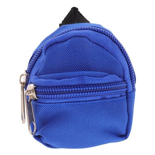 FUNNETOYU Miniatur Puppenrucksack Blau Langlebiges Zubehör für Puppenhaus Dekoration Leichter Mini Rucksack mit Feiner Verarbeitung Stilvoller Puppen Dekorationsartikel für Bjd und FUNNETOYU Miniatur Puppenrucksack Blau Langlebiges Zubehör für Puppenhaus Dekoration Leichter Mini Rucksack mit Feiner Verarbeitung Stilvoller Puppen Dekorationsartikel für Bjd und von FUNNETOYU
