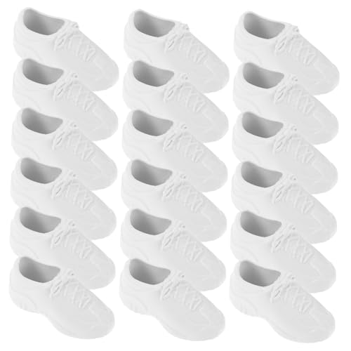 FUNNETOYU Miniatur Puppenschuhe Plastik Sneaker für Puppen Stilvolle Herren Sportschuhe Leicht zu Reinigen Kompatibel für Puppenhaus Kreatives Rollenspiel Zubehör FUNNETOYU Miniatur Puppenschuhe Plastik Sneaker für Puppen Stilvolle Herren Sportschuhe Leicht zu Reinigen Kompatibel für Puppenhaus Kreatives Rollenspiel Zubehör von FUNNETOYU