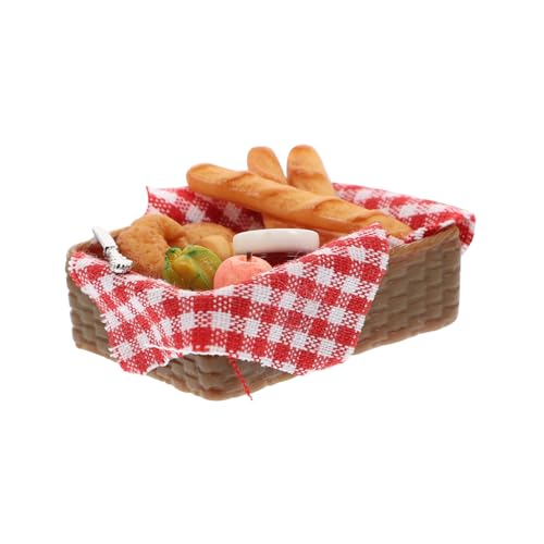 FUNNETOYU Miniatur für Puppenhaus Realistische DIY Deko Lebensmittel Modelle für Kreative Rollenspiele aus Langlebigem Harz Gefertigt für Miniatur Szenen und Kinderspielzeug von FUNNETOYU