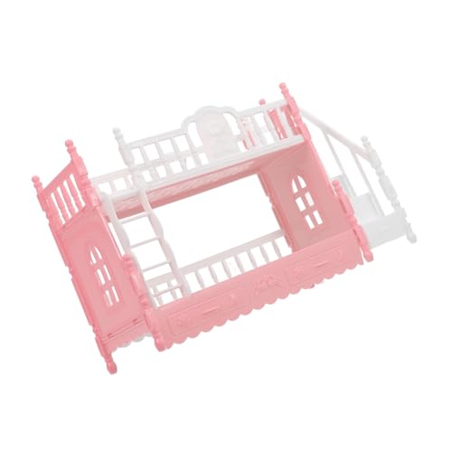 FUNNETOYU Miniaturmöbel Etagenbett für Puppenschlafzimmer Mini Layout Requisite Robustes und Detailliertes Design Puppenhaus Einrichtungen für Kreative FUNNETOYU Miniaturmöbel Etagenbett für Puppenschlafzimmer Mini Layout Requisite Robustes und Detailliertes Design Puppenhaus Einrichtungen für Kreative von FUNNETOYU