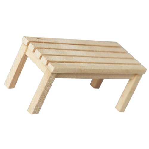 FUNNETOYU Modell Puppenhaus Möbel Langlebig Handgefertigt für Puppenmöbel DIY Dekoration Fotorequisit Vielseitig Einsetzbar als Mini Schreibtischmöbel von FUNNETOYU